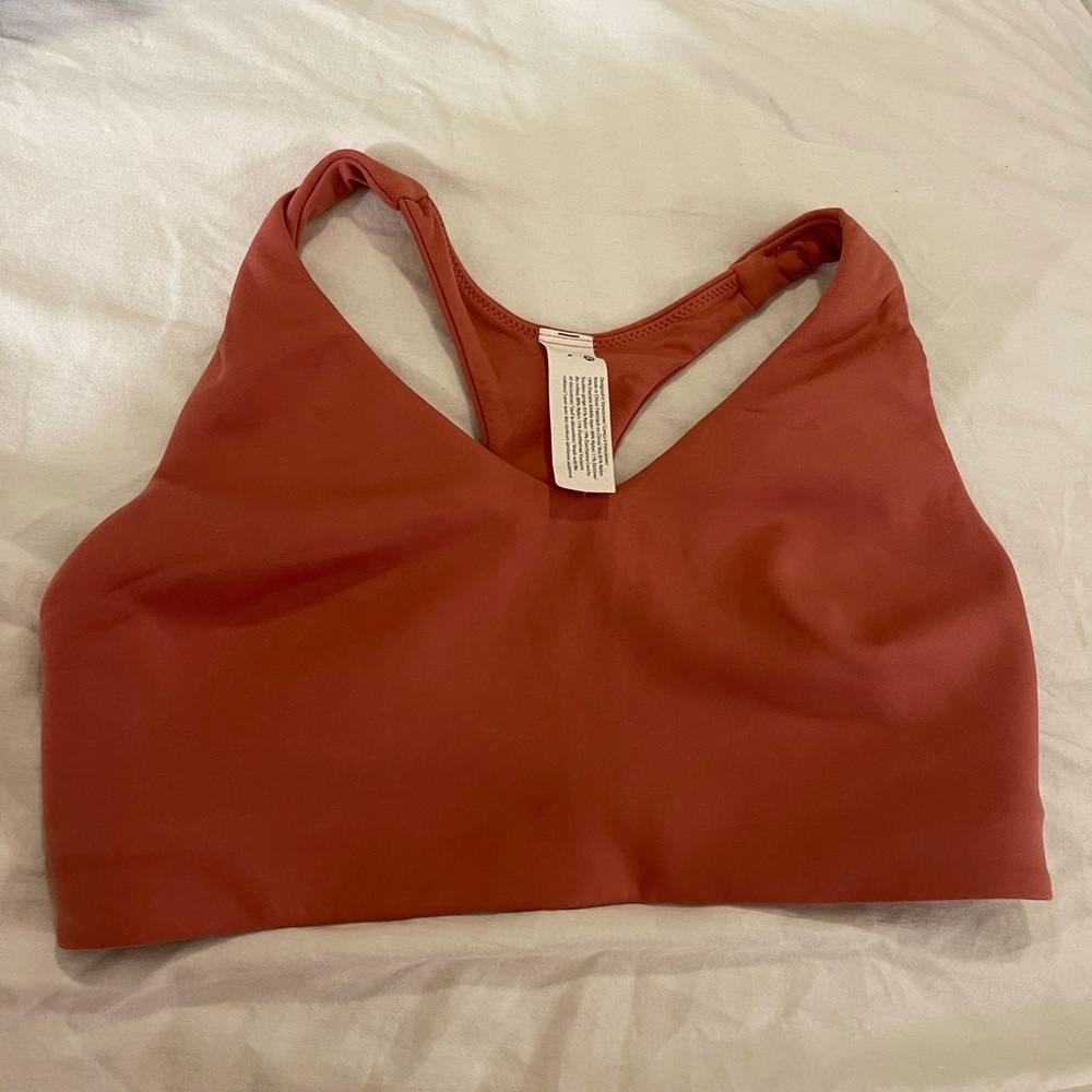Authentic Lululemon In Alignment Racerback size 6 dusty rose / pink chai worn 2x